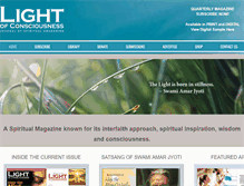 Tablet Screenshot of light-of-consciousness.org